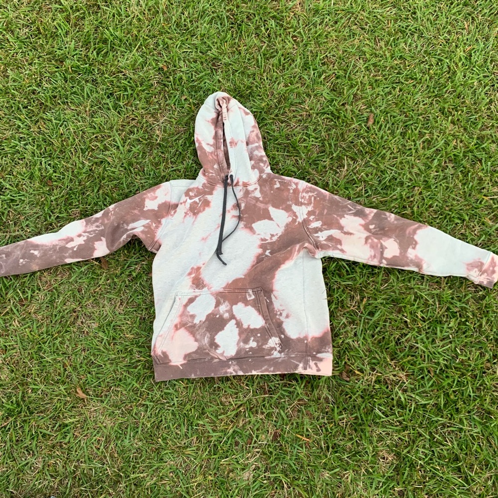 Cozy nike tie dye hoodie pullover